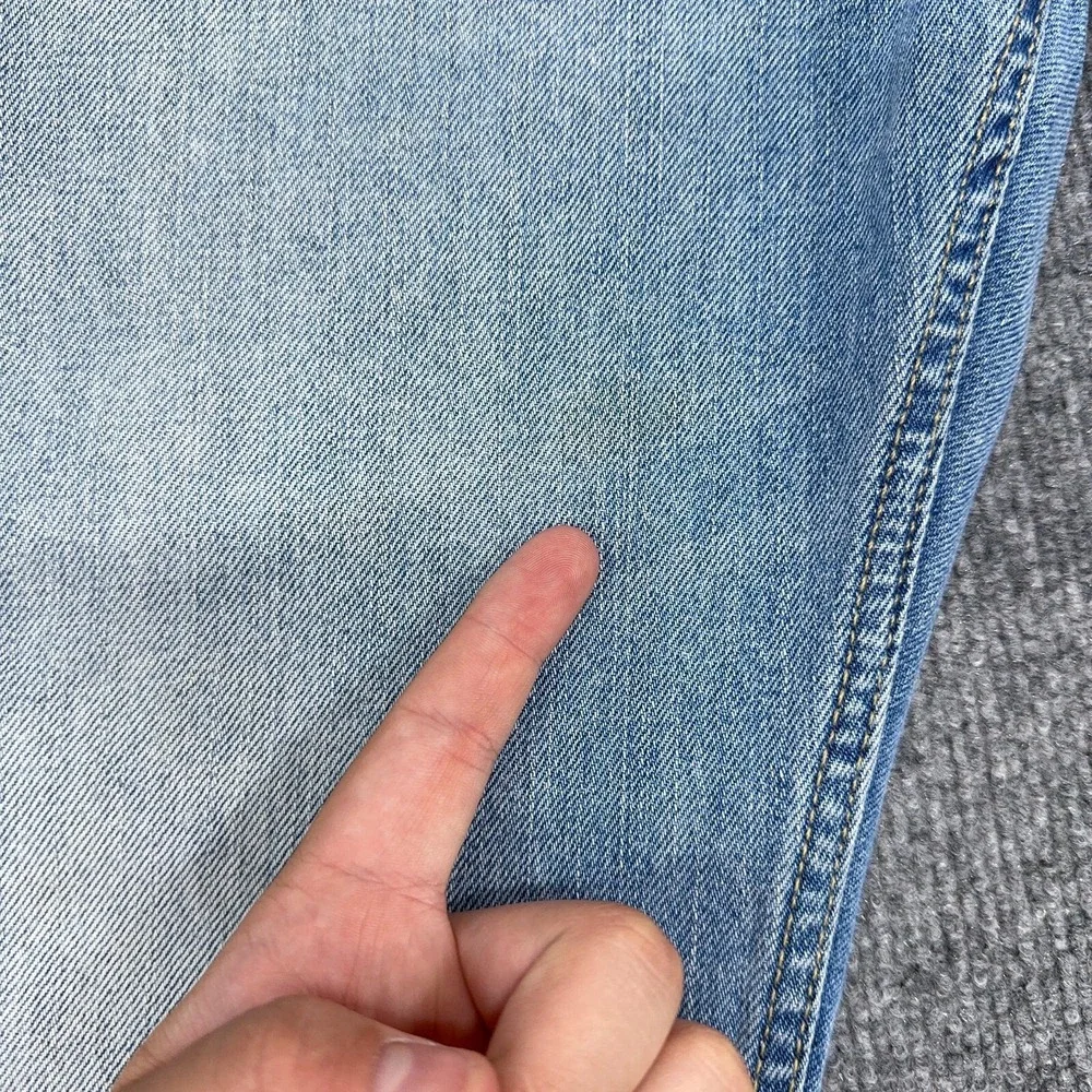 Levis 505 Jeans Mens 38x30 Regular Straight‎ Light Wash Denim